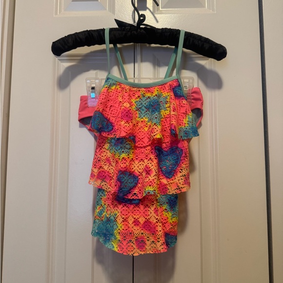 wonder nation Other - Wonder Nation Coral Ruffle Tankini Set – Girls Size M (7/8)